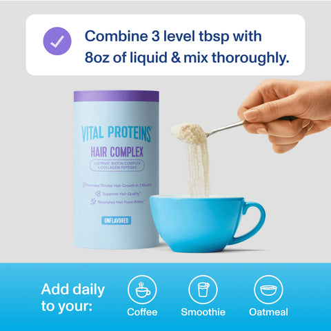 Hair Complex - with Lustriva biotin complex