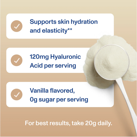 Vanilla Collagen Peptides Advanced - with Hyaluronic Acid & Vitamin C